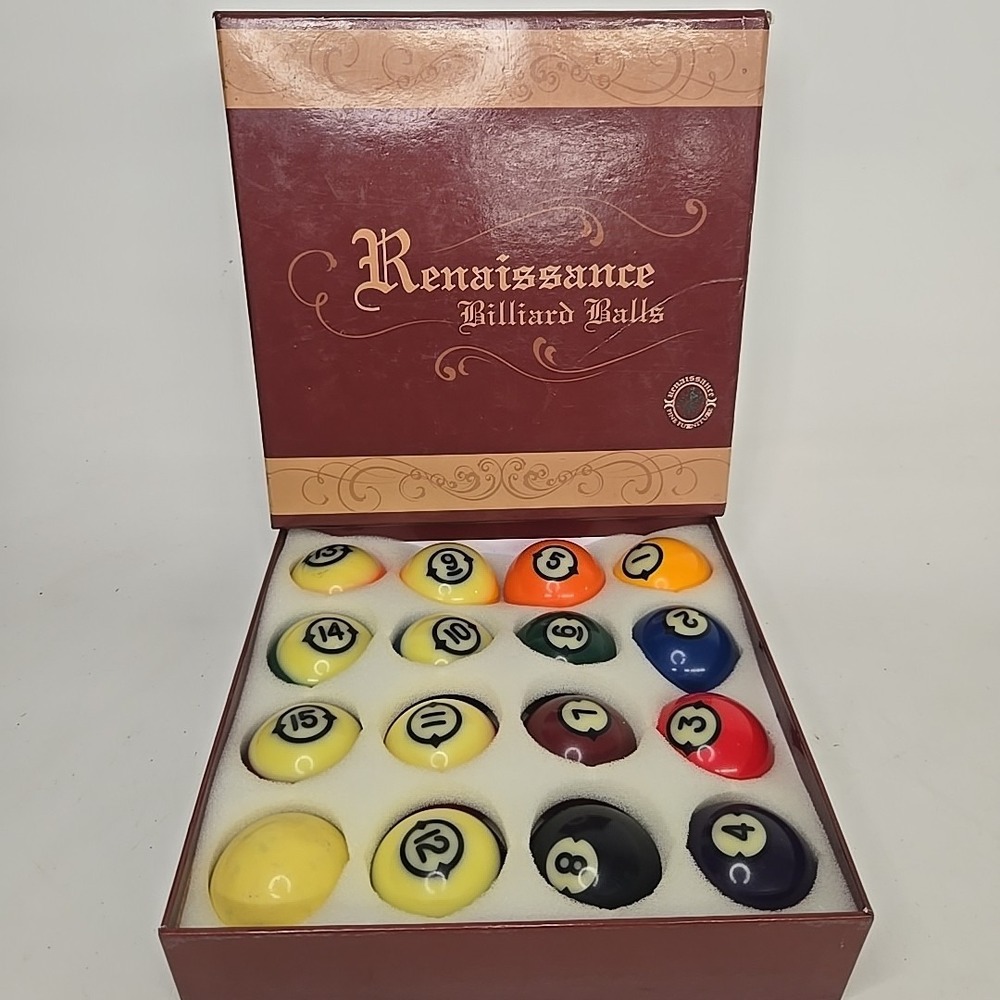 Renaissance Pool / Billiard Balls Professional Quality‎